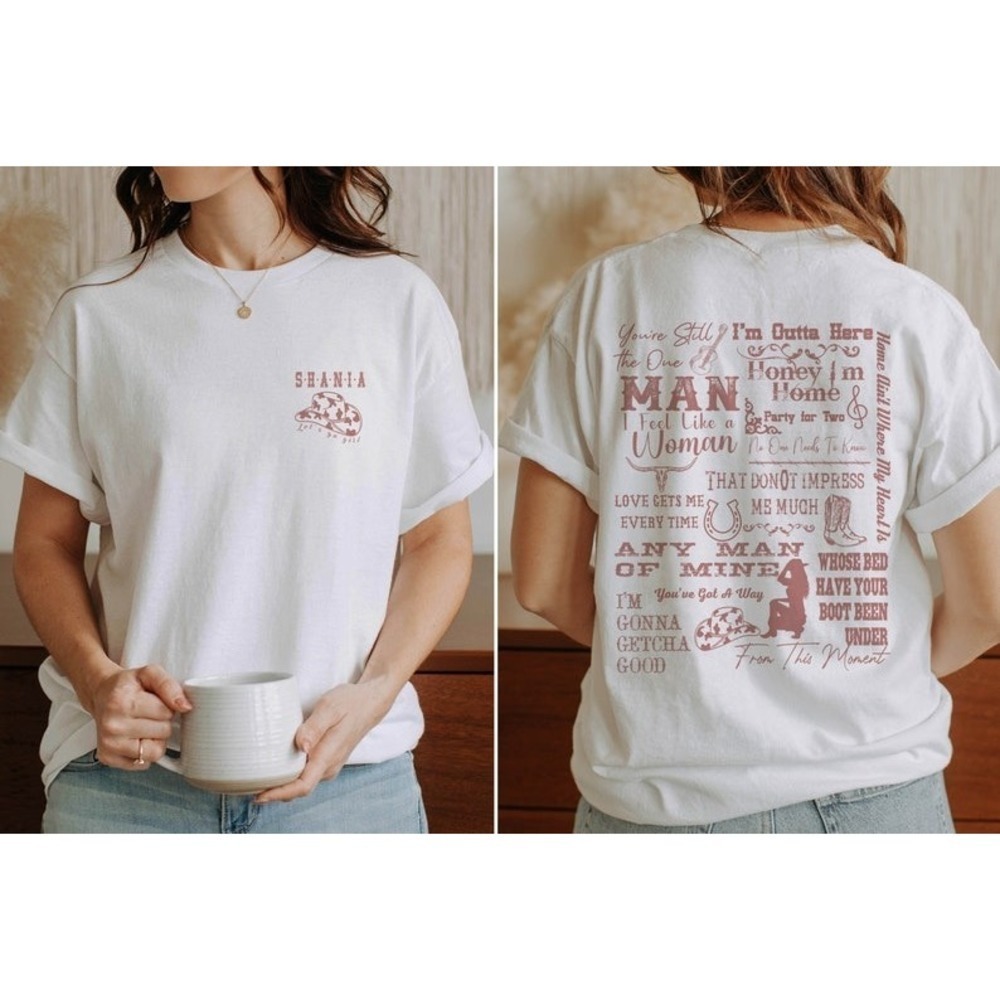 Shania Shirt Shania Shirt Concert Country Concert Shirt Country Music 2 Sided